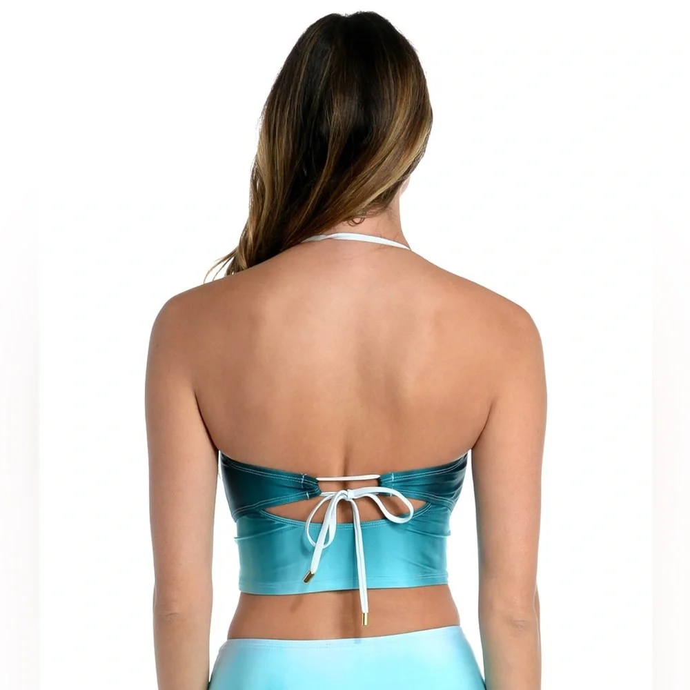 La Blanca Ocean Oasis Bandeau Midkini Bikini Top